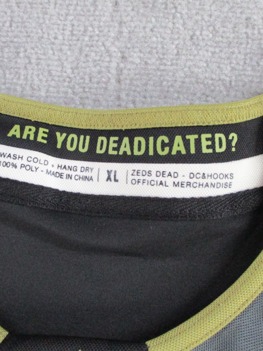Zeds Dead Royale Charcoal Jersey Mens XL 2025 Hockey Style Streetwear NWOT - Picture 6 of 11